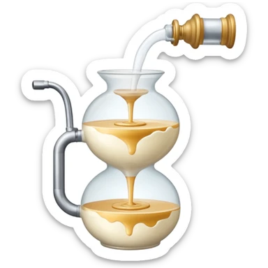 creme fouette dans un siphon sticker