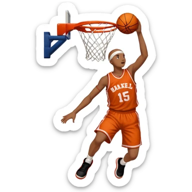 Person getting dunked on sticker