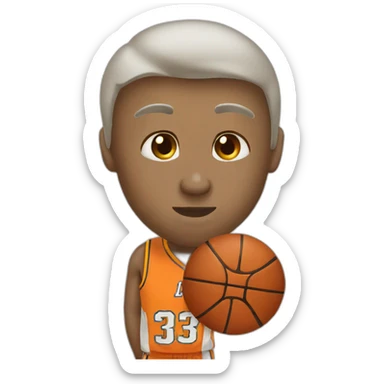 baskeball sticker