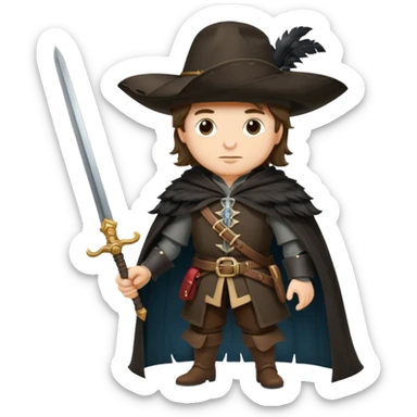 Musketeer sticker