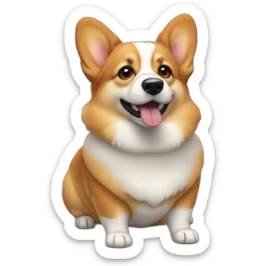 FATTEST WELSH CORGI sticker