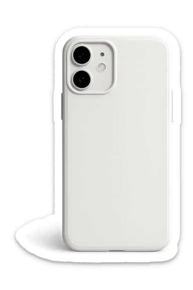 white designer phone case sticker
