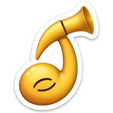 quarter note sticker