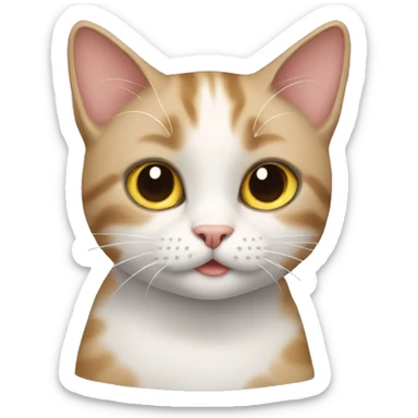 Cat cat sticker