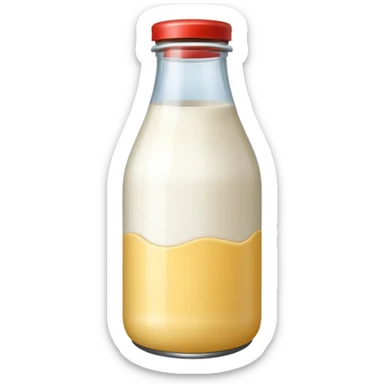 milk bottle sticker