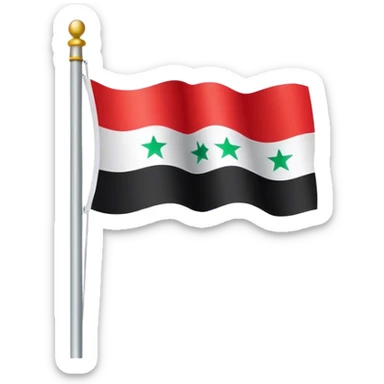 Syria flag  sticker