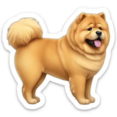 Chow chow sticker
