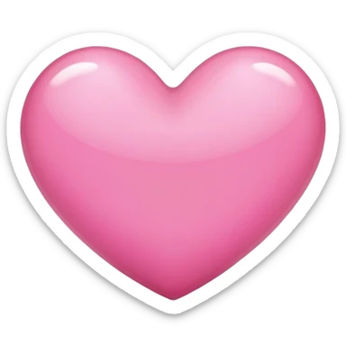 Coquette pink heart  sticker