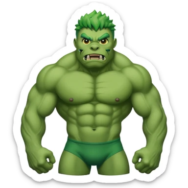 A monster that is very buff that it coould destroy sticker