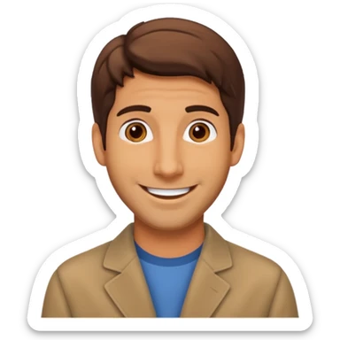 Ross Geller from the Friends TV show sticker