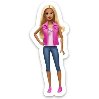 barbie sticker