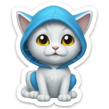 Smurf-cat Alan-Walker sticker