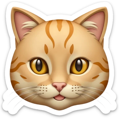 котик новогодний с бантом sticker