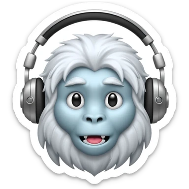 yeti headphones ai assitant sticker