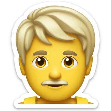 Seringe yellow sticker