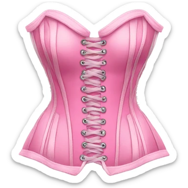 pink corset sticker