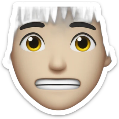 Guts from berserk right eye closed sticker