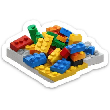 lego bricks sticker