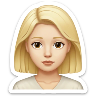 ahs blonde hair sticker
