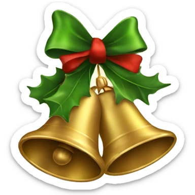 Christmas bells sticker