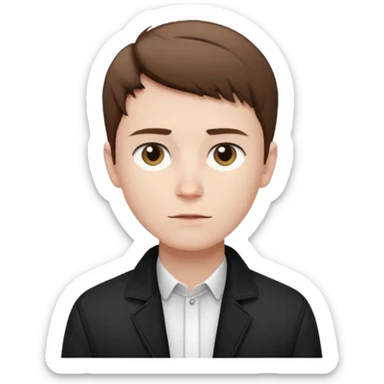 Connor from detroit become human sticker