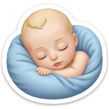 Sleeping baby  sticker