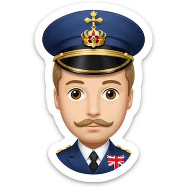 Prince George Duke Of Kent 5th Son of King George V sticker