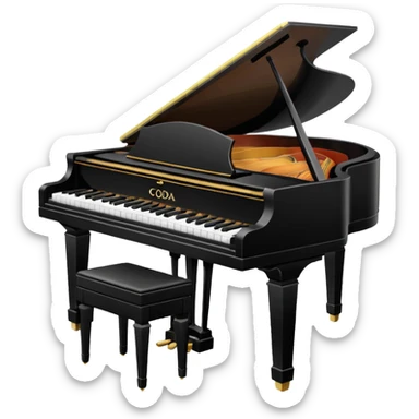 coda piano sticker