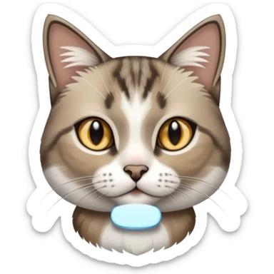 Snowshoe cat sticker