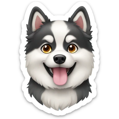 Cute Pomsky  sticker