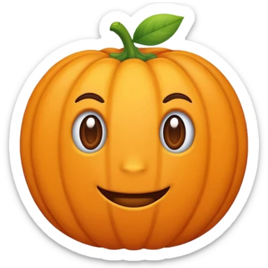 Hace la fruta damasco sticker