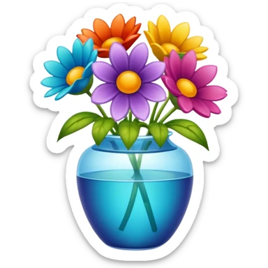 vaso de flor sticker