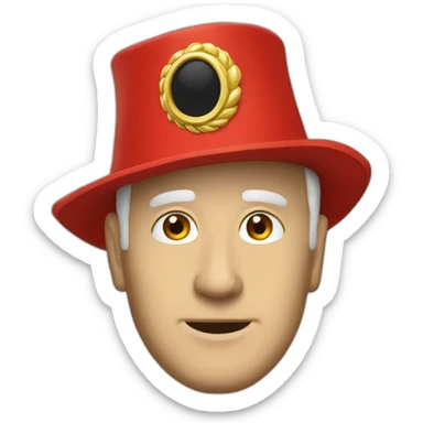 sir bobby charlton party hat sticker