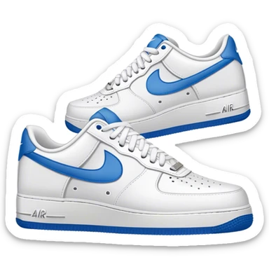 Nike white air force sticker