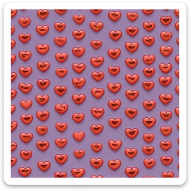 Heart eyes in love sticker