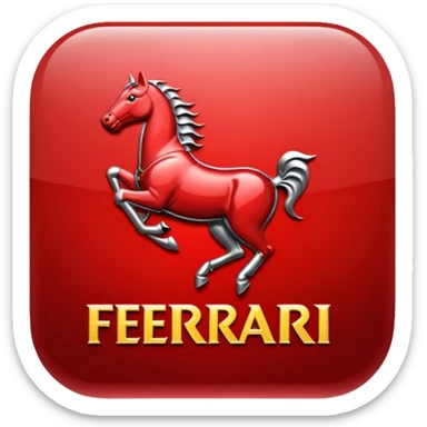 Ferrari logo sticker