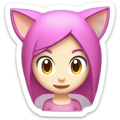 amy rose sonic sticker