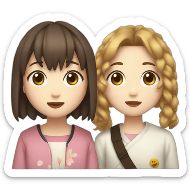 Jimin and Kumiko sticker