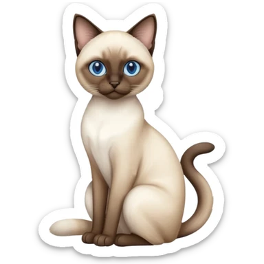 
Siamese cat sticker