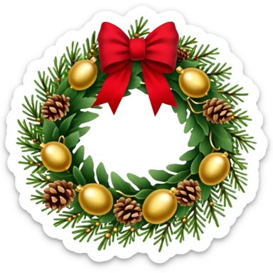 Luxary Christmas wreath

 sticker