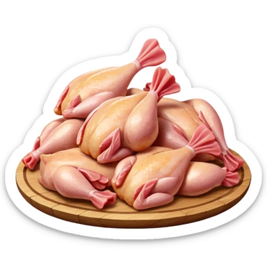 raw chicken sticker