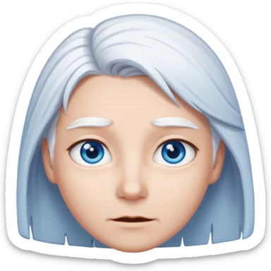 Lappland arknighits character peeking sticker