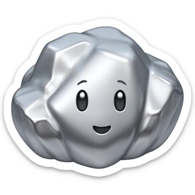 rare mineral platinum  sticker