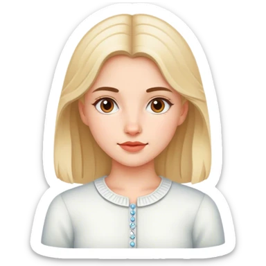 A beautiful swiss girl sticker