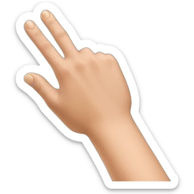 Finger tapping screen  sticker