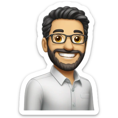 Ahmad soltani shrazi is laughing sticker