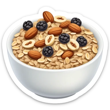 bowl of muesli sticker