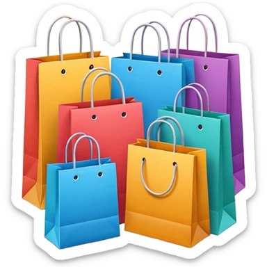 bolsas de compras sticker