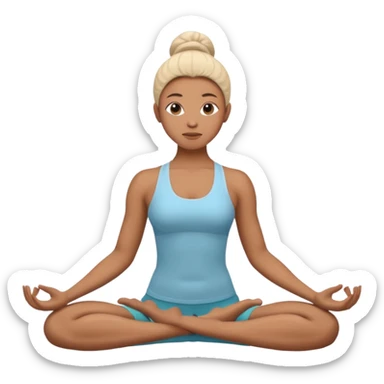 yoga sticker