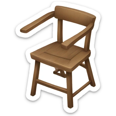 broken chair sticker